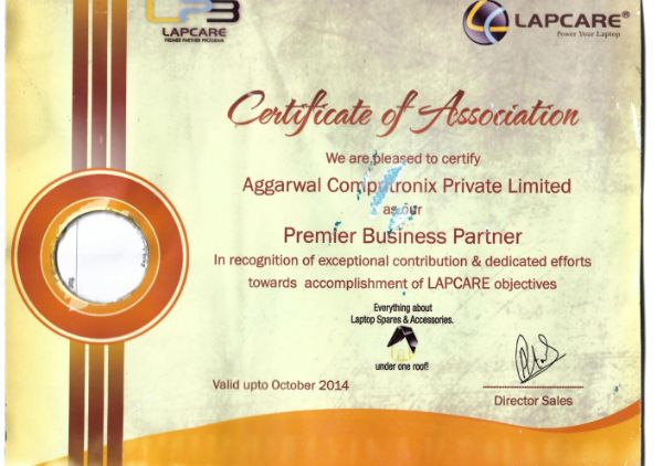 Aggarwalcomputronix Certificates Lapcare